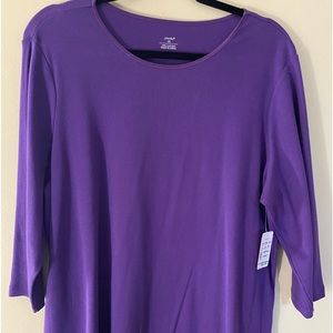 NWT purple top